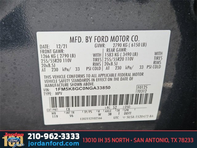 Certified 2022 Ford Explorer ST image 34