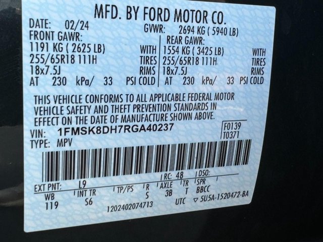 Certified 2024 Ford Explorer XLT w/ Equipment Group 202A AWD/4WD image 24