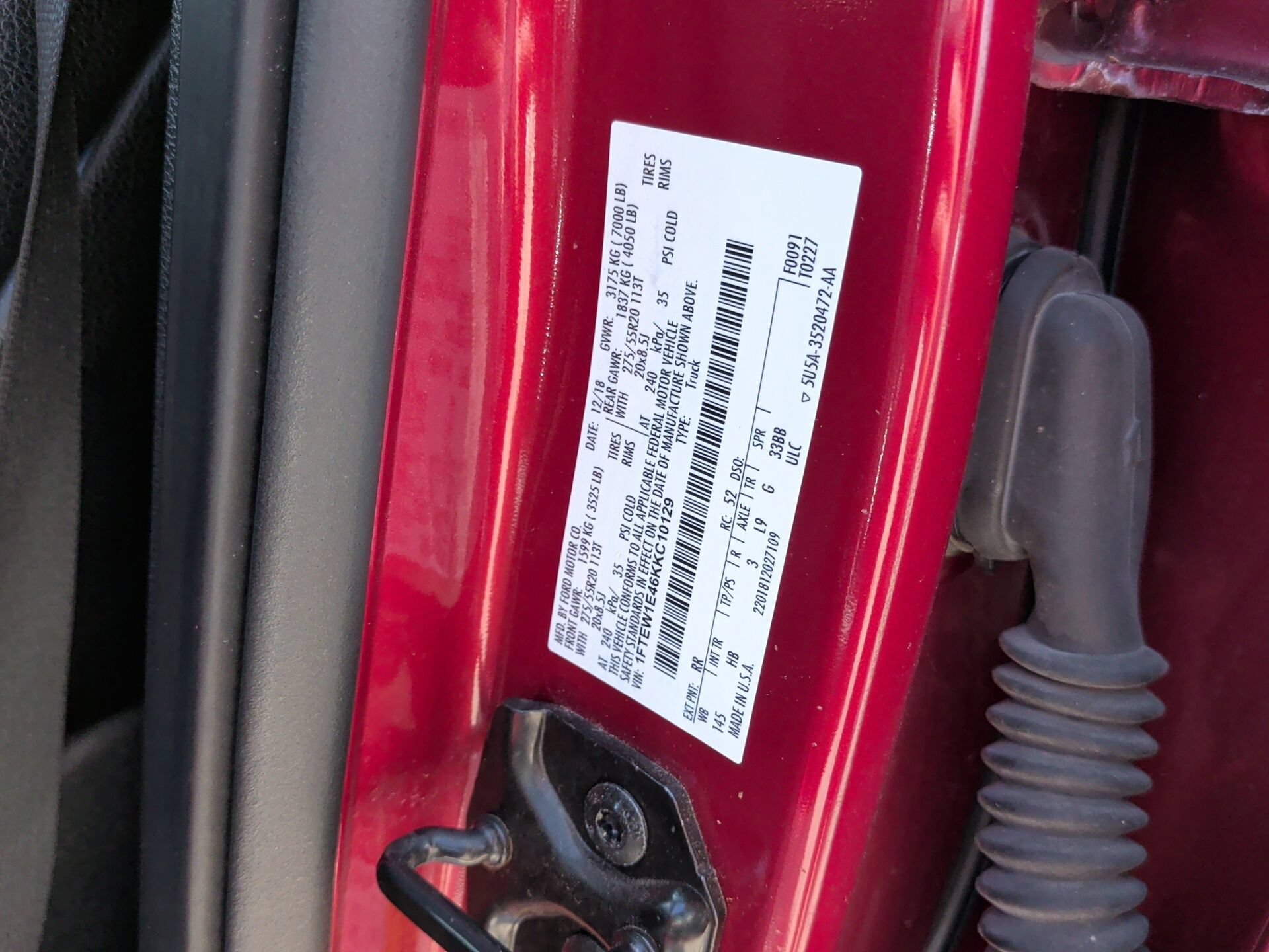 Certified 2019 Ford F150 Lariat w/ Equipment Group 502A Luxury AWD/4WD image 40
