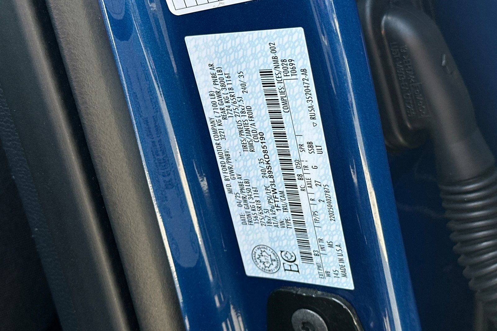 Certified 2025 Ford F150 XLT w/ Equipment Group 301A Standard AWD/4WD image 27
