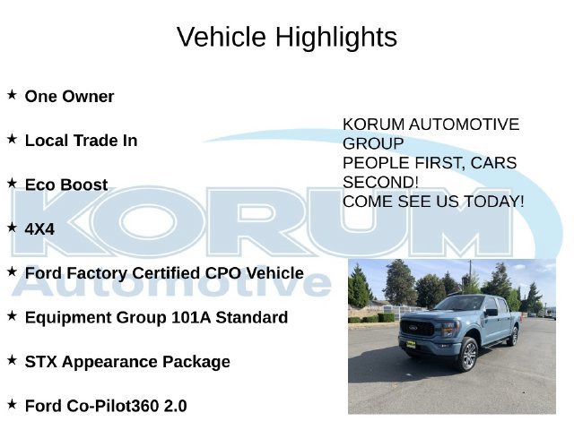 Certified 2023 Ford F150 XL w/ STX Appearance Package AWD/4WD image 4
