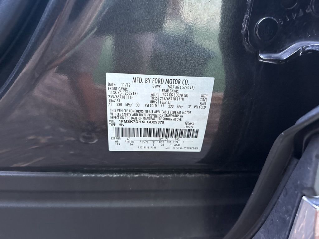 Certified 2020 Ford Explorer XLT image 17