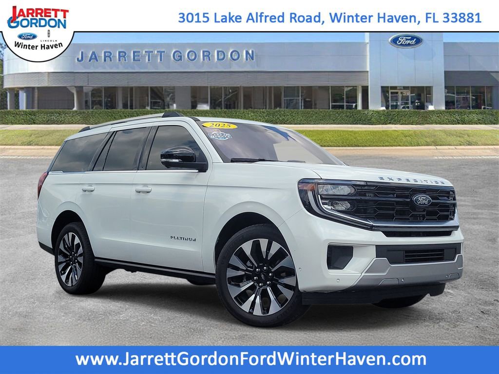 Certified 2025 Ford Expedition Platinum w/ Driver's Package AWD/4WD 360° Tour