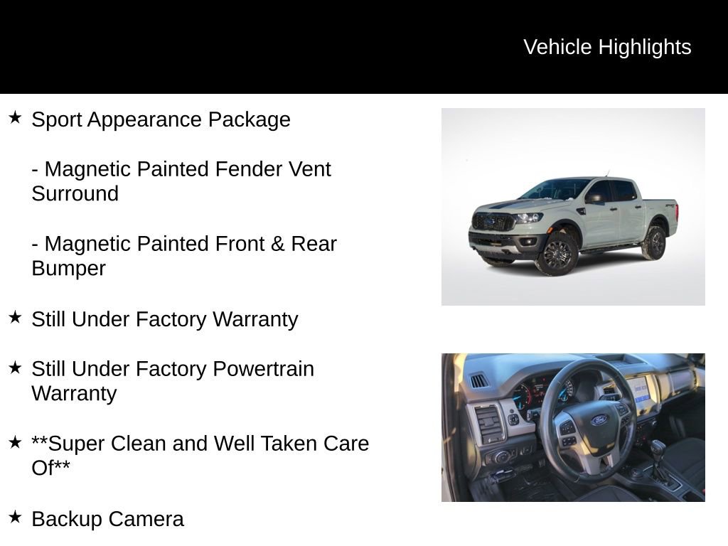 Certified 2023 Ford Ranger XLT w/ Equipment Group 302A High image 16