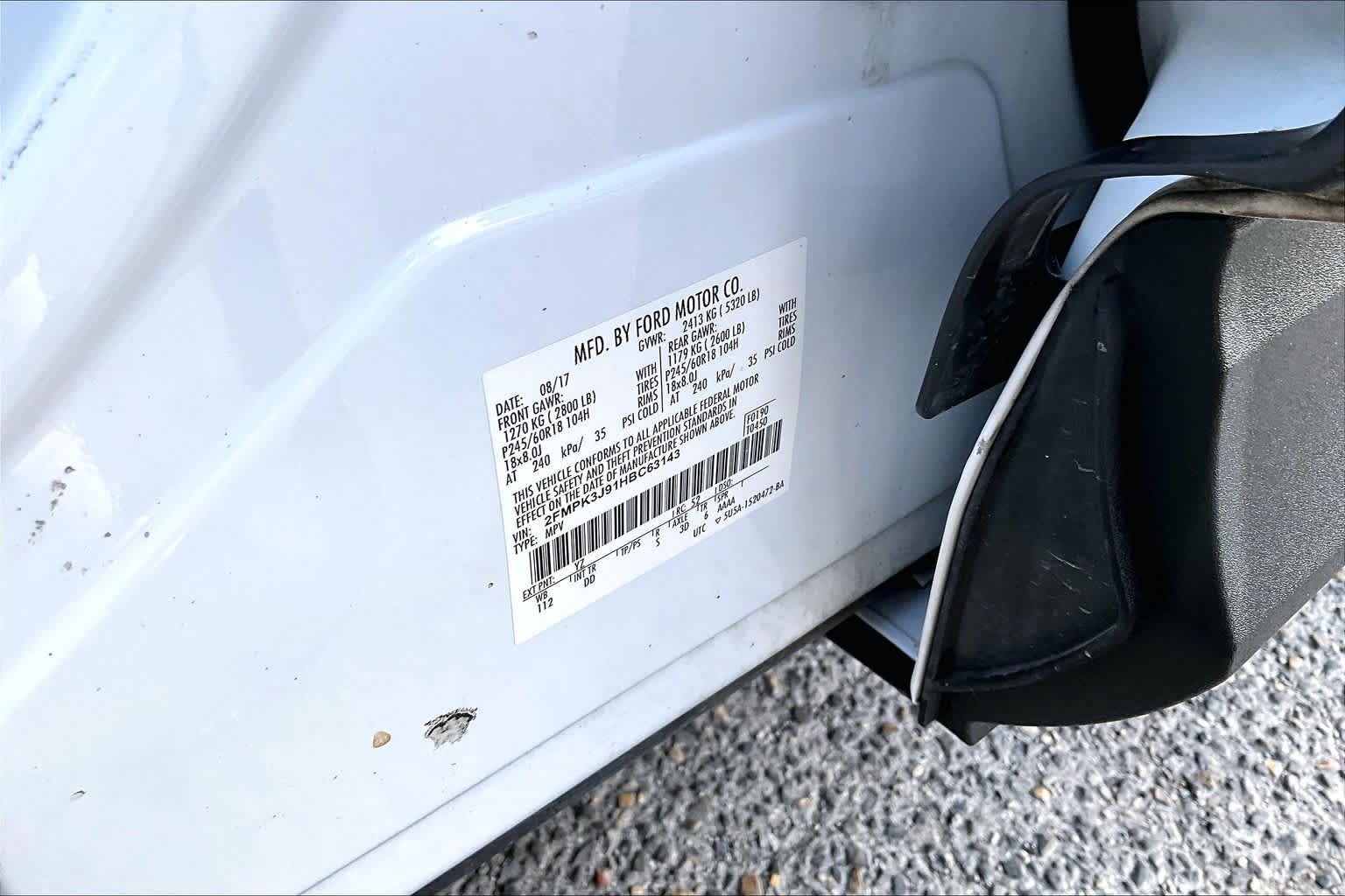 Certified 2017 Ford Edge SEL FWD image 34