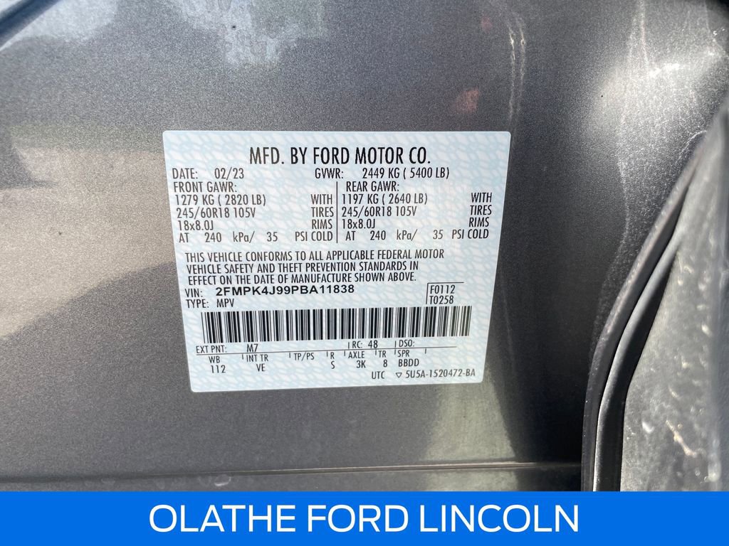 Certified 2023 Ford Edge SEL w/ Convenience Package AWD/4WD image 23