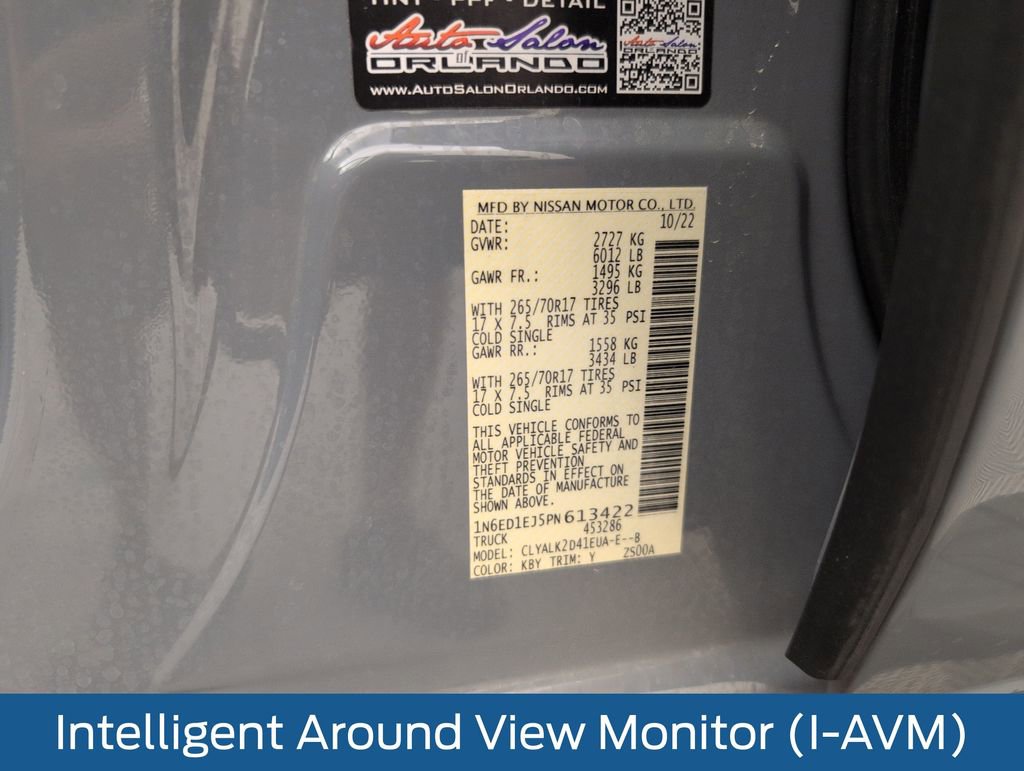 Used 2023 Nissan Frontier Pro-X w/ Pro-X Premium Package RWD image 41