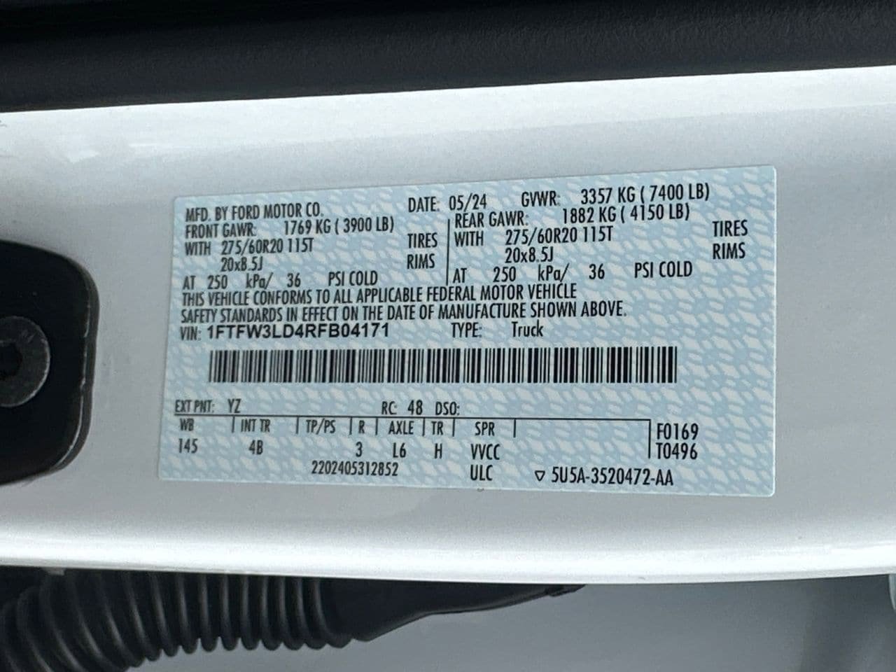 Certified 2024 Ford F150 XLT w/ Equipment Group 303A High AWD/4WD image 32