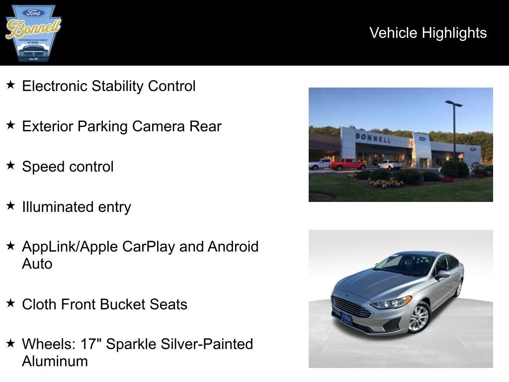 Certified 2020 Ford Fusion SE FWD image 9