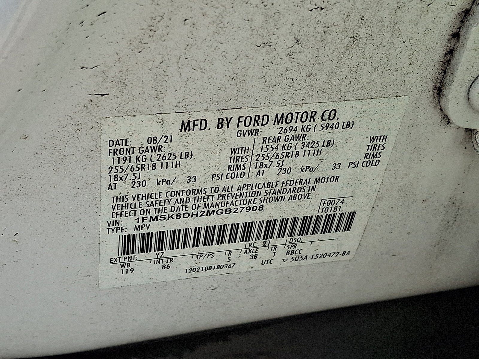 Certified 2021 Ford Explorer XLT w/ Class III Trailer Tow Package AWD/4WD image 26