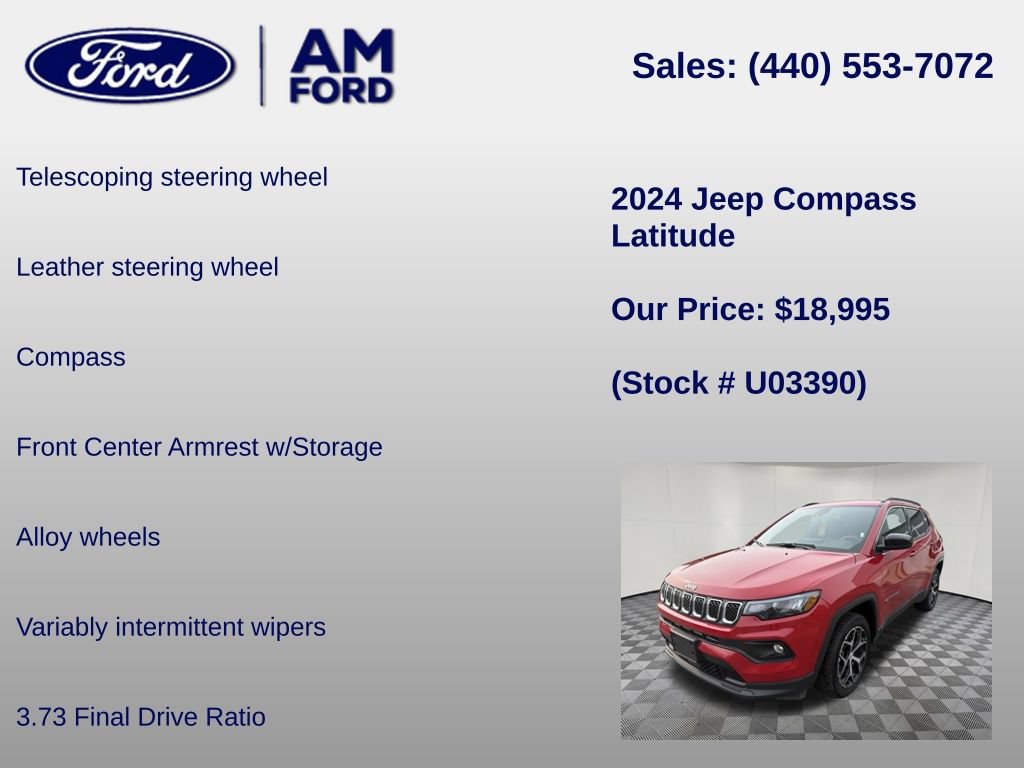 Used 2024 Jeep Compass Latitude AWD/4WD image 18