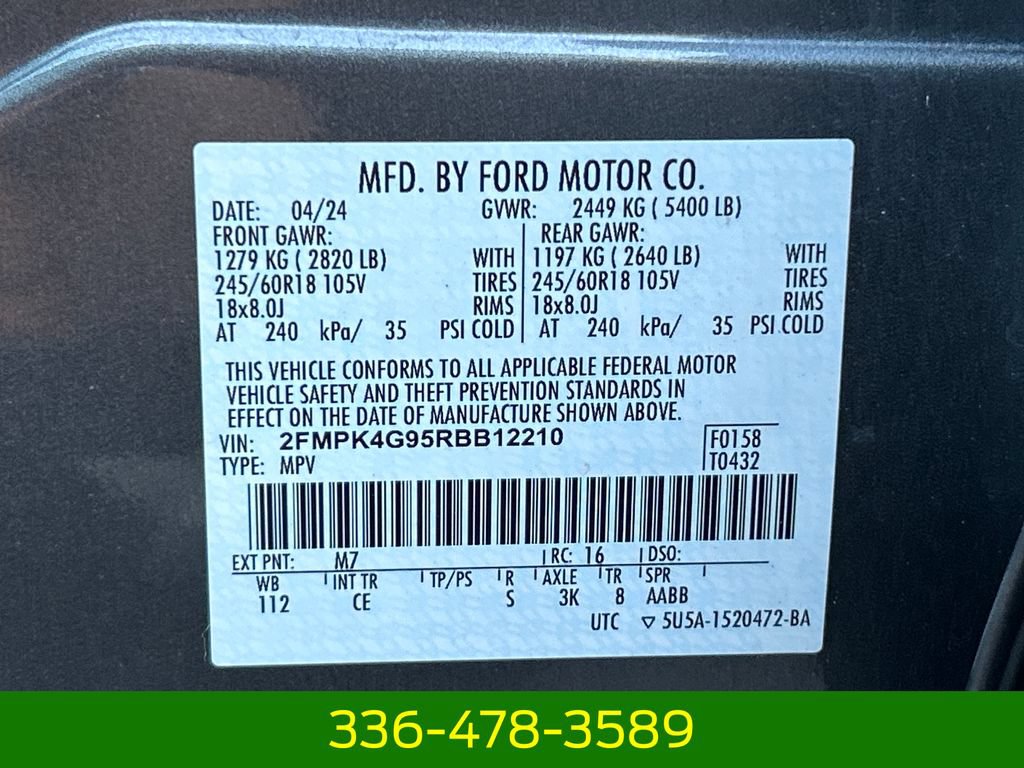 Certified 2024 Ford Edge SE AWD/4WD image 30