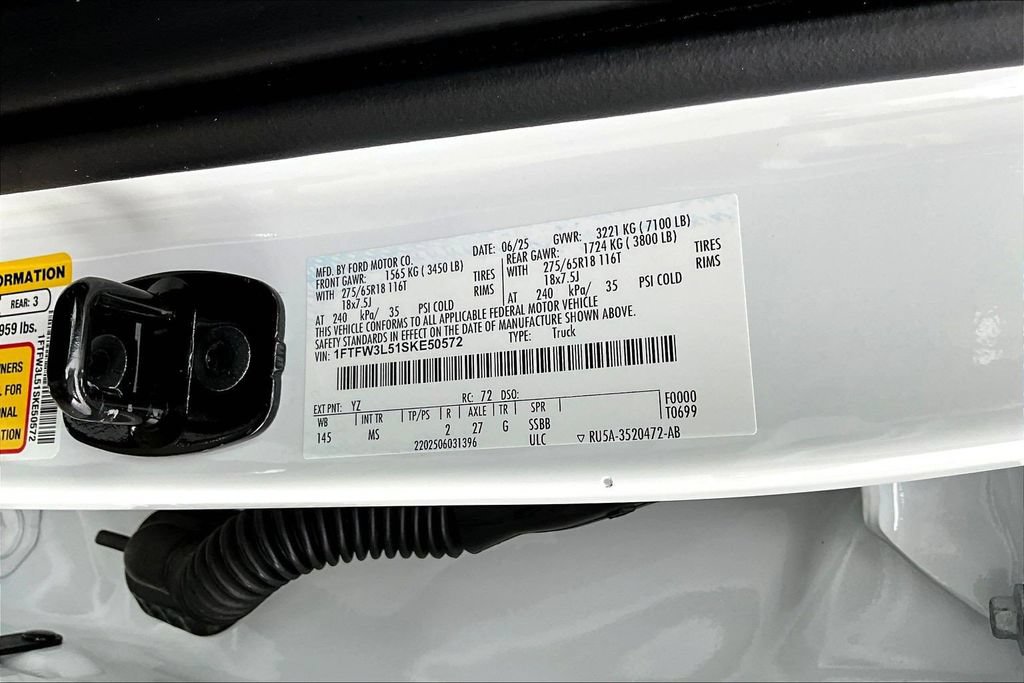 Certified 2025 Ford F150 XLT w/ Equipment Group 301A Standard AWD/4WD image 22
