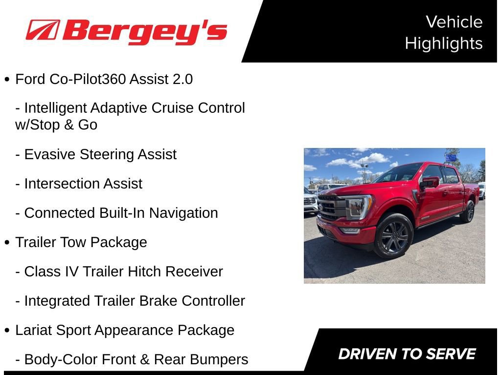 Certified 2023 Ford F150 Lariat w/ Equipment Group 502A High image 8