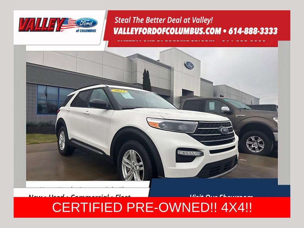 Certified 2023 Ford Explorer XLT w/ Equipment Group 202A