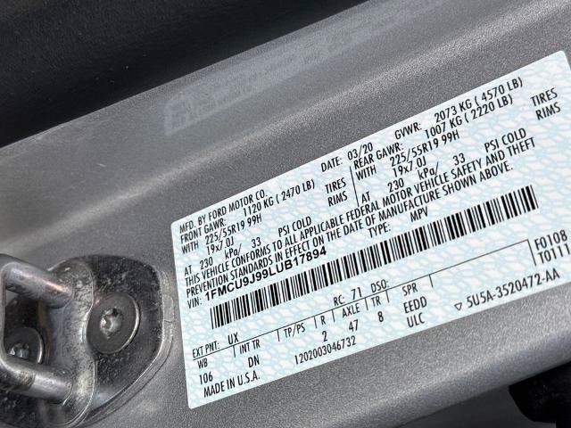 Certified 2020 Ford Escape Titanium AWD/4WD image 17