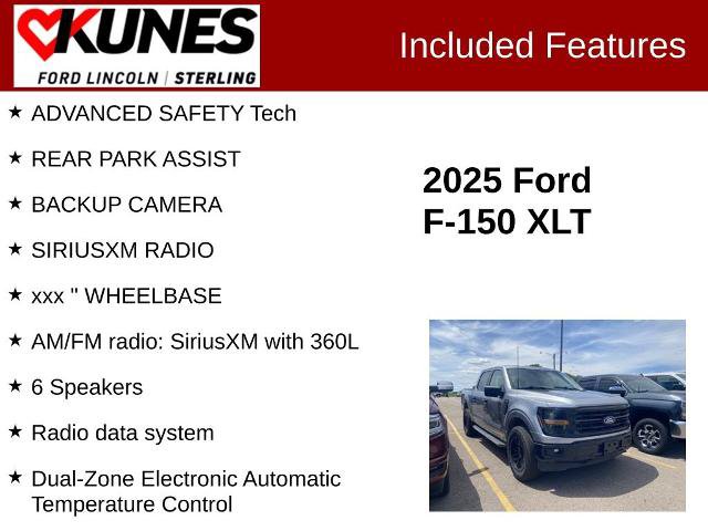 Certified 2025 Ford F150 XLT w/ Equipment Group 301A Standard AWD/4WD image 2