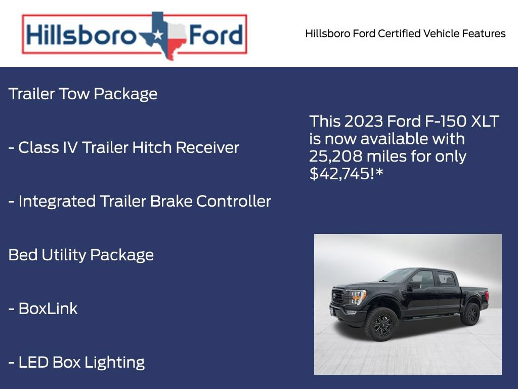 Certified 2023 Ford F150 XLT w/ Equipment Group 302A High AWD/4WD image 17