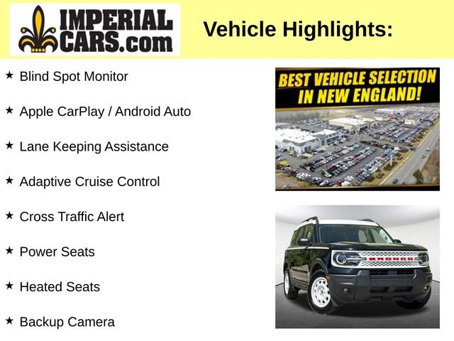 Certified 2025 Ford Bronco Sport Heritage w/ Convenience Package AWD/4WD image 5