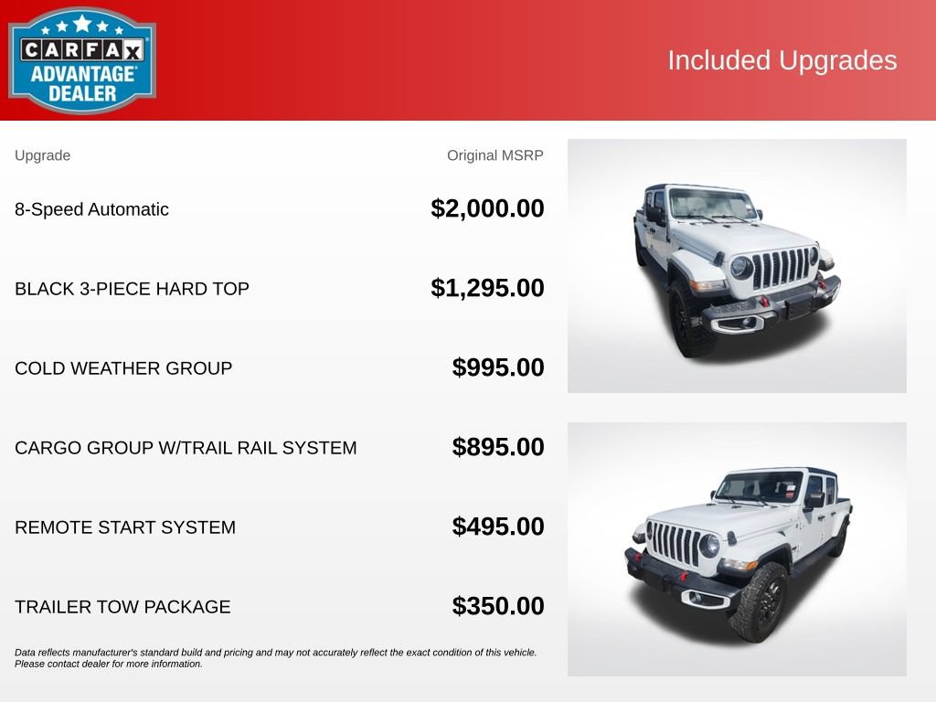 Used 2020 Jeep Gladiator Overland w/ Cold Weather Group AWD/4WD image 13