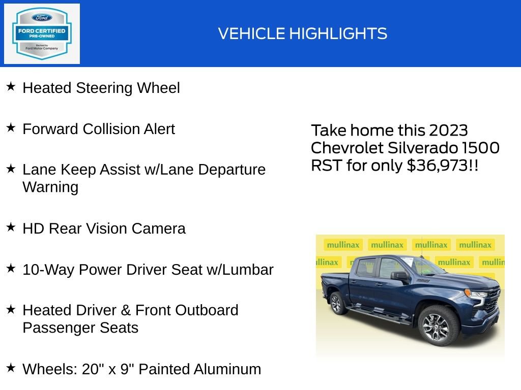 Used 2023 Chevrolet Silverado 1500 RST image 19