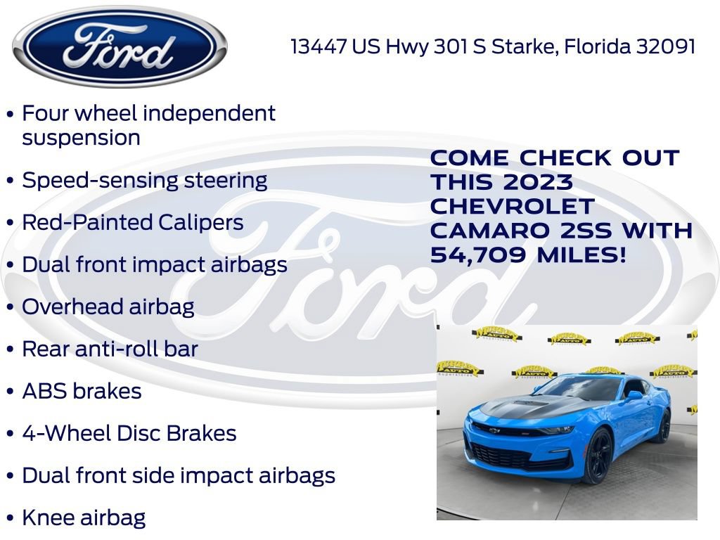 Used 2023 Chevrolet Camaro SS RWD image 32