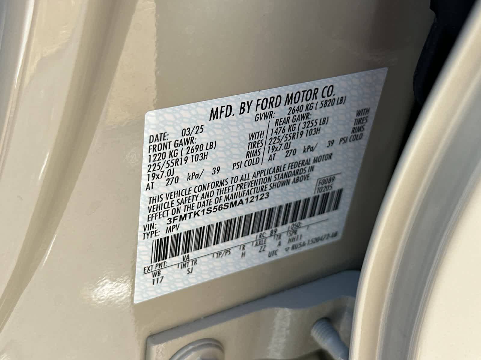 Certified 2025 Ford Mustang Mach-E Select AWD/4WD image 30