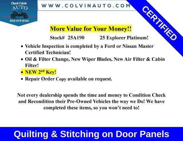 Certified 2025 Ford Explorer Platinum w/ LUX Leather Package image 5