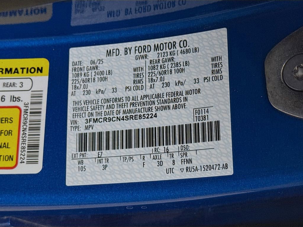 Certified 2025 Ford Bronco Sport Outer Banks w/ Outer Banks Tech Package+ image 34