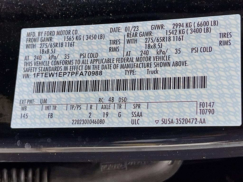 Certified 2023 Ford F150 XLT w/ Equipment Group 302A High AWD/4WD image 32