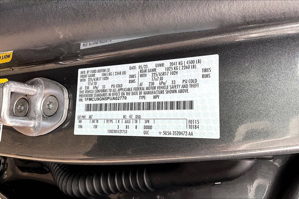 Certified 2023 Ford Escape Active AWD/4WD image 35
