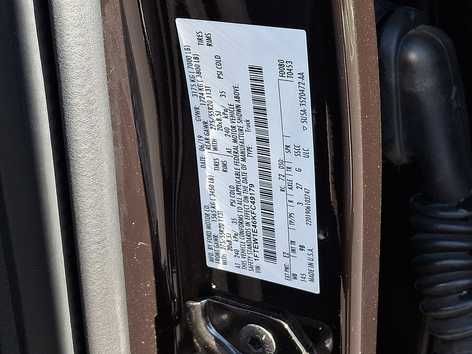 Certified 2019 Ford F150 Platinum AWD/4WD image 28