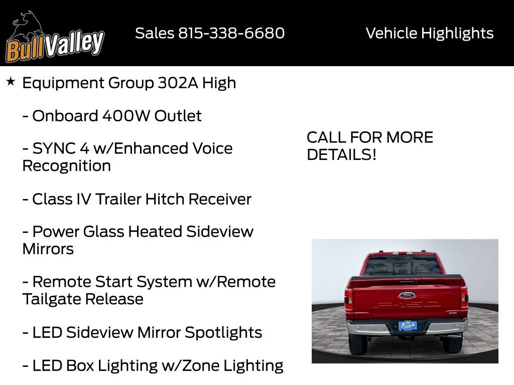 Certified 2021 Ford F150 XLT w/ Equipment Group 302A High AWD/4WD image 9