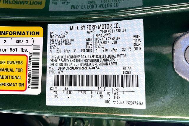 Certified 2024 Ford Bronco Sport Big Bend w/ Convenience Package image 27