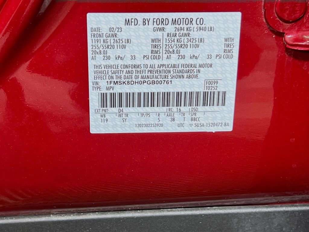 Certified 2023 Ford Explorer XLT w/ Equipment Group 202A image 37