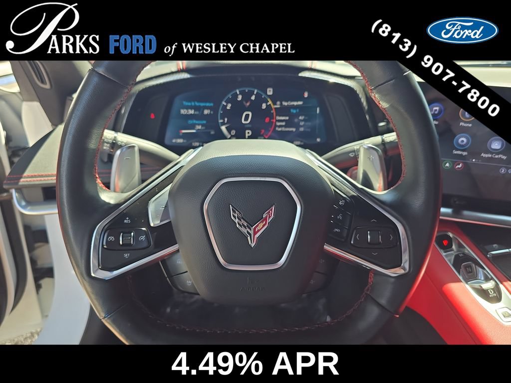Used 2021 Chevrolet Corvette Stingray Preferred Cpe w/ Engine Appearance Package RWD image 25