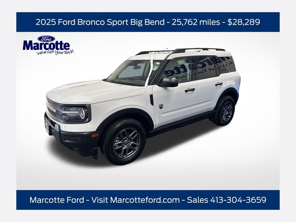 Certified 2025 Ford Bronco Sport Big Bend AWD/4WD image 1