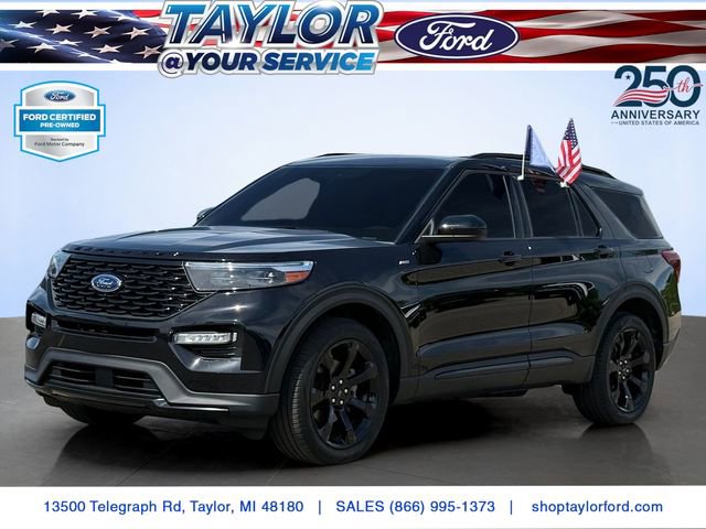 Certified 2024 Ford Explorer ST-Line w/ Class IV Trailer Tow Package
