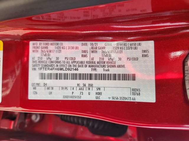 Certified 2021 Ford Ranger XLT w/ Equipment Group 302A High AWD/4WD image 27