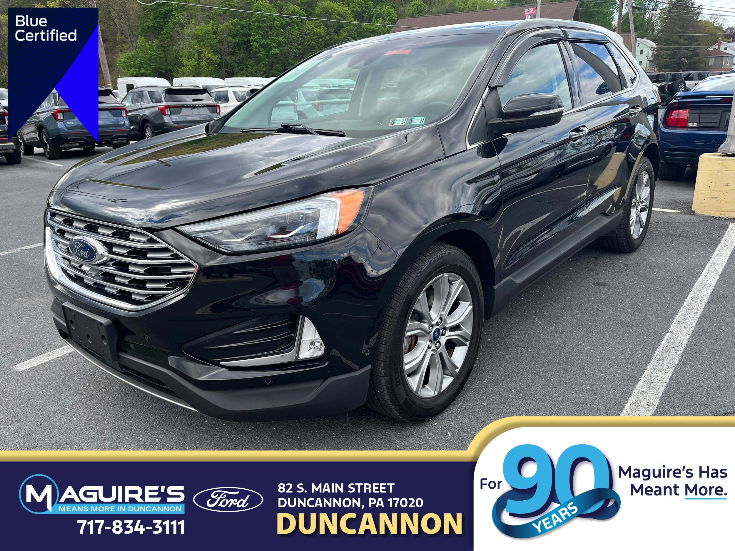 Certified 2019 Ford Edge Titanium w/ Equipment Group 301A AWD/4WD image 1