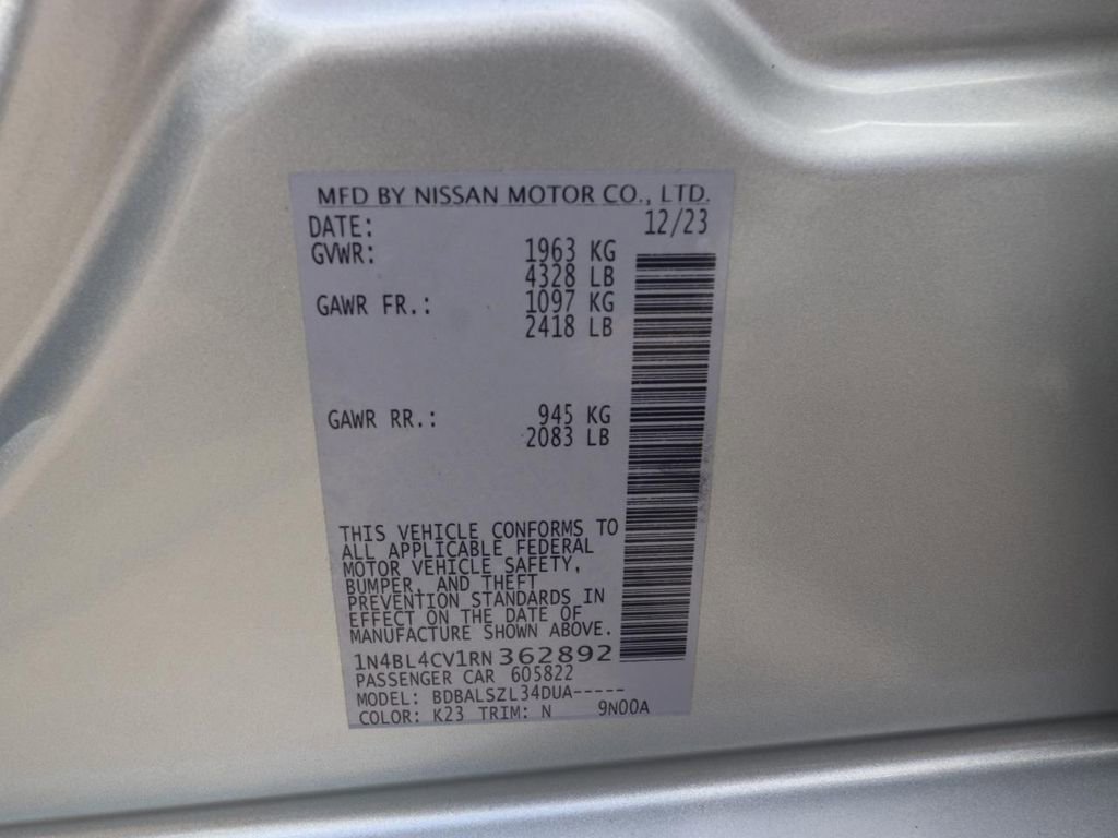 Used 2024 Nissan Altima 2.5 SR FWD image 22