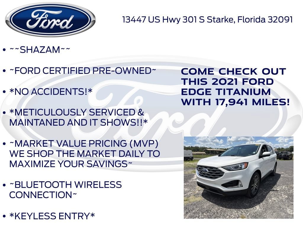 Certified 2021 Ford Edge Titanium FWD image 6