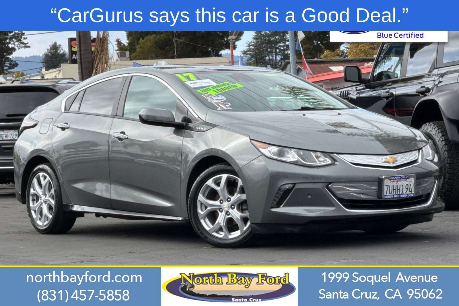Used 2017 Chevrolet Volt Premier w/ Driver Confidence II Package