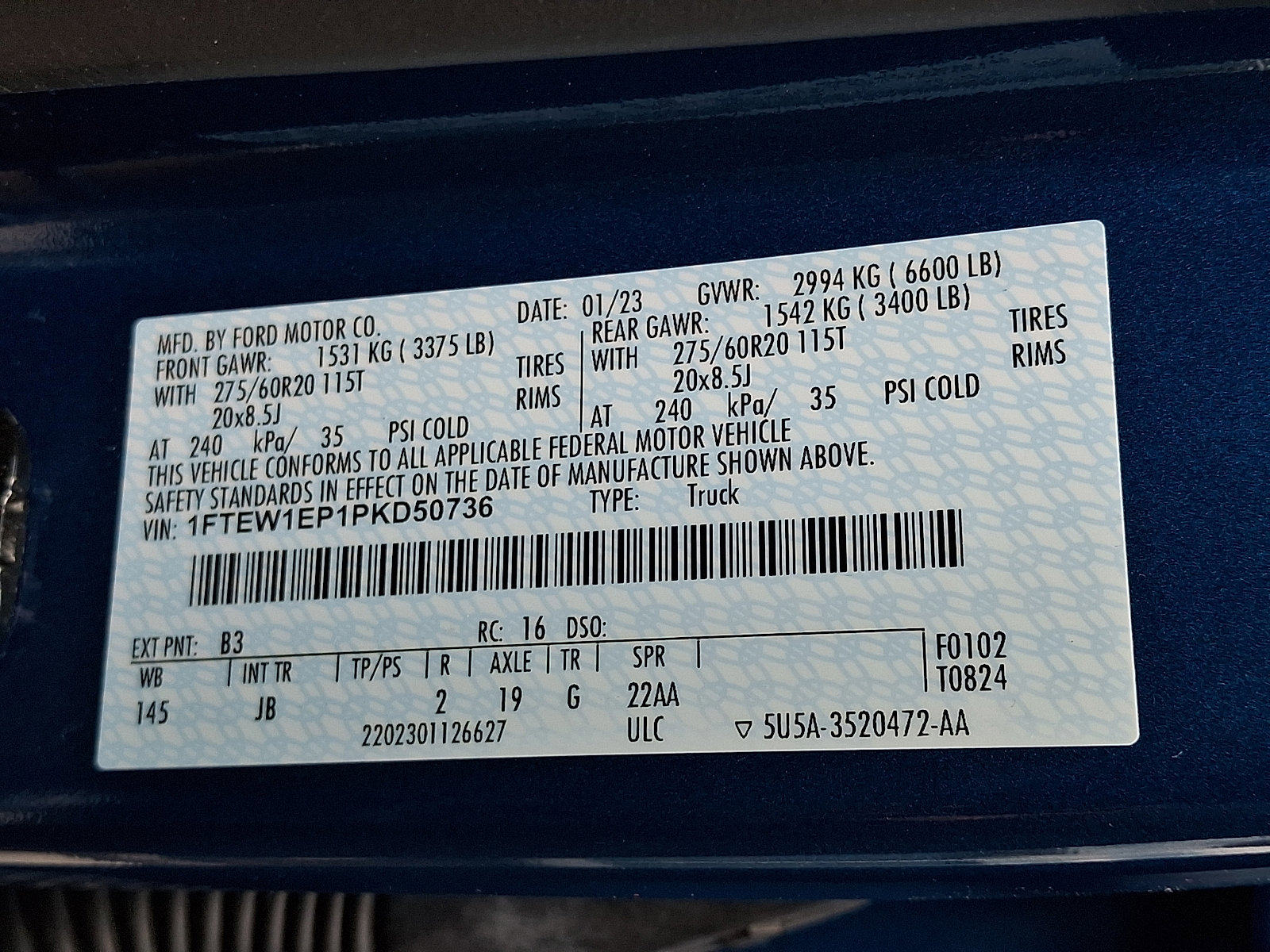 Certified 2023 Ford F150 XL w/ STX Appearance Package AWD/4WD image 27