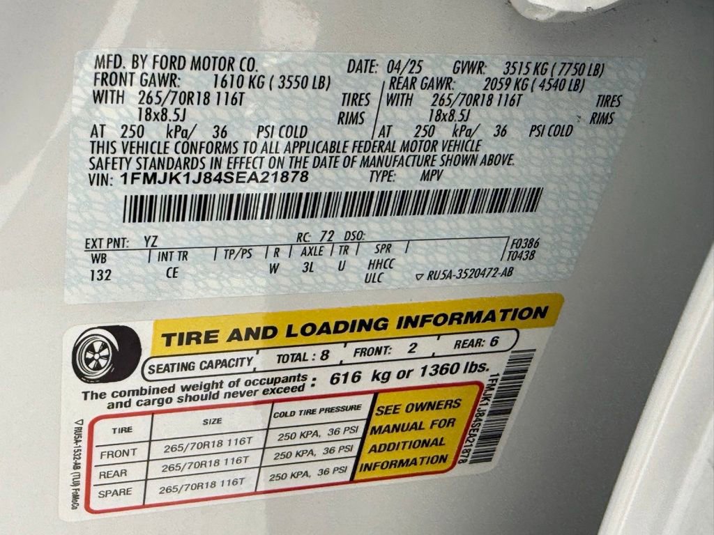 Certified 2025 Ford Expedition Max Active AWD/4WD image 51