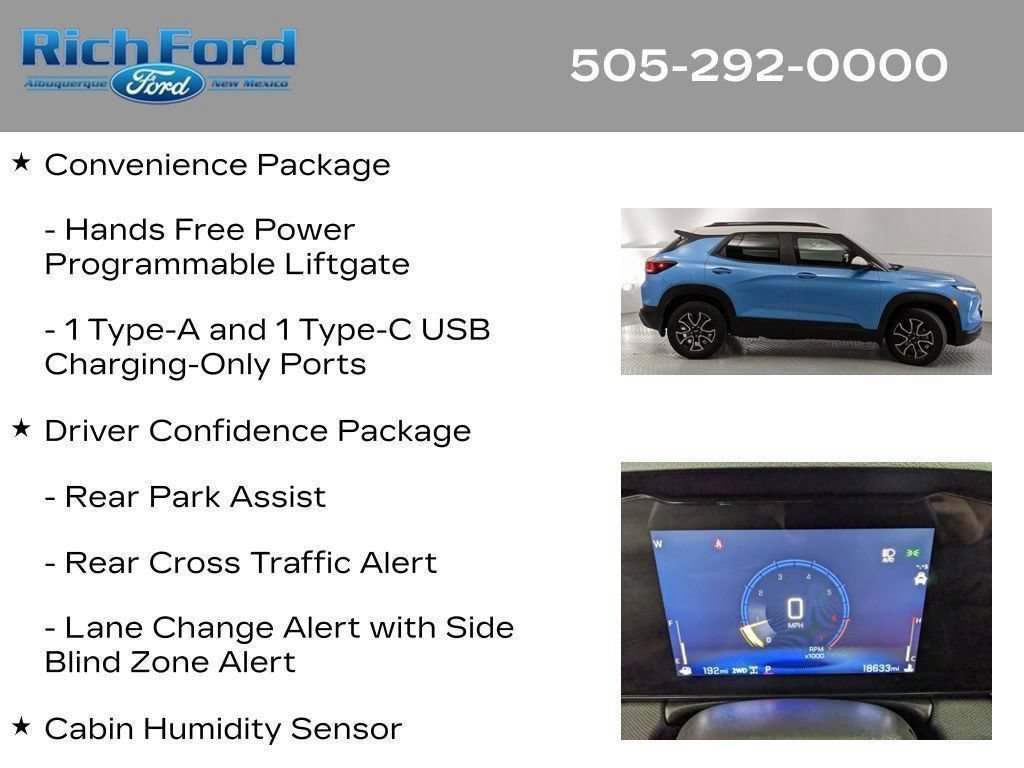 Used 2025 Chevrolet TrailBlazer ACTIV w/ Convenience Package AWD/4WD image 80