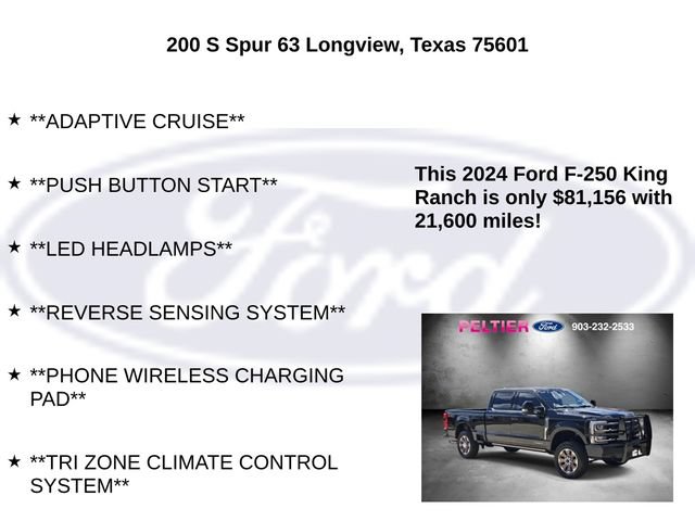 Certified 2024 Ford F250 King Ranch w/ FX4 Off-Road Package AWD/4WD image 20