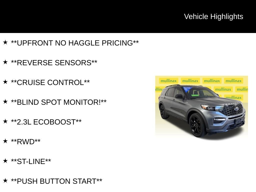 Certified 2023 Ford Explorer ST-Line w/ Class IV Trailer Tow Package image 12