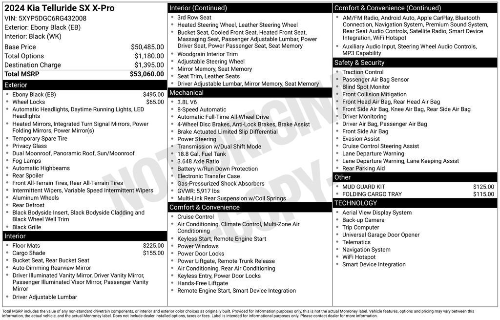 Used 2024 Kia Telluride SX X-Pro image 11