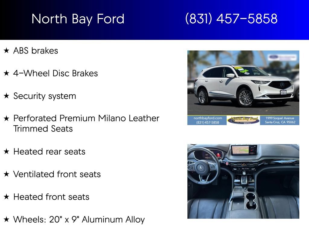 Used 2023 Acura MDX SH-AWD w/ Advance Package image 8